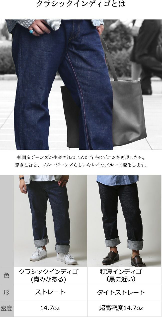 桃太郎ジーンズ 銅丹(G004-MZK)14.7ozクラシックインディゴスリム