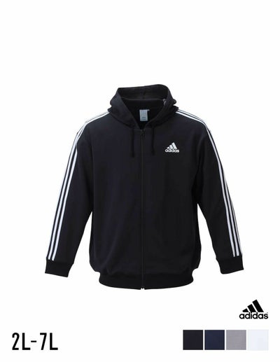 大きいサイズ メンズ】adidas (アディダス) 吸汗速乾 ロゴ スリー 