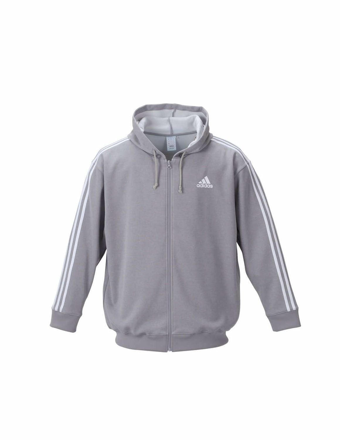 大きいサイズ メンズ】adidas (アディダス) 吸汗速乾 ロゴ スリー