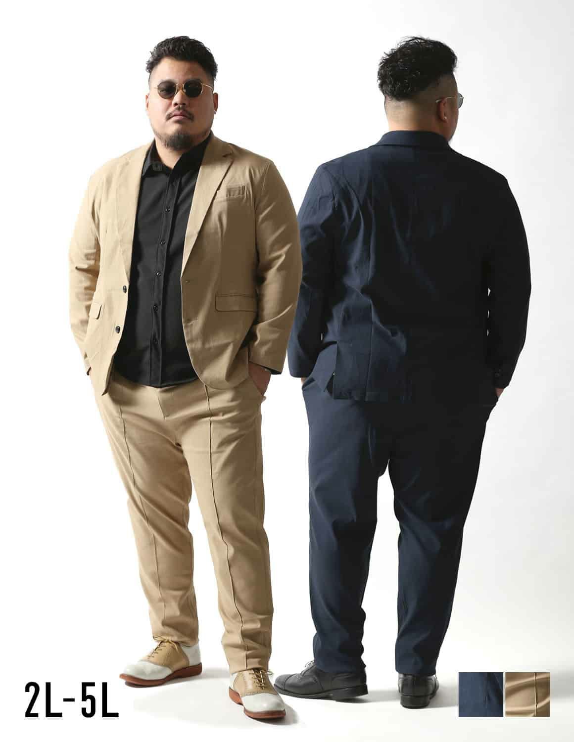 大きいサイズ✨マレーラ ストライプ セットアップスーツ 46 2XL ジャケット 大きいサイズ✨マレーラ ストライプ セットアップスーツ 46 2XL ジャケット