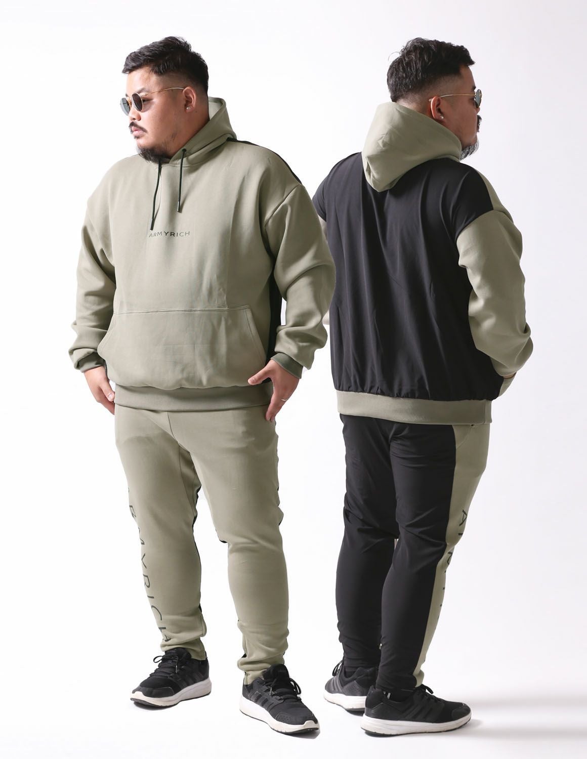 大きいサイズ メンズ】ARMYRICH(アーミーリッチ) ナイロン切替