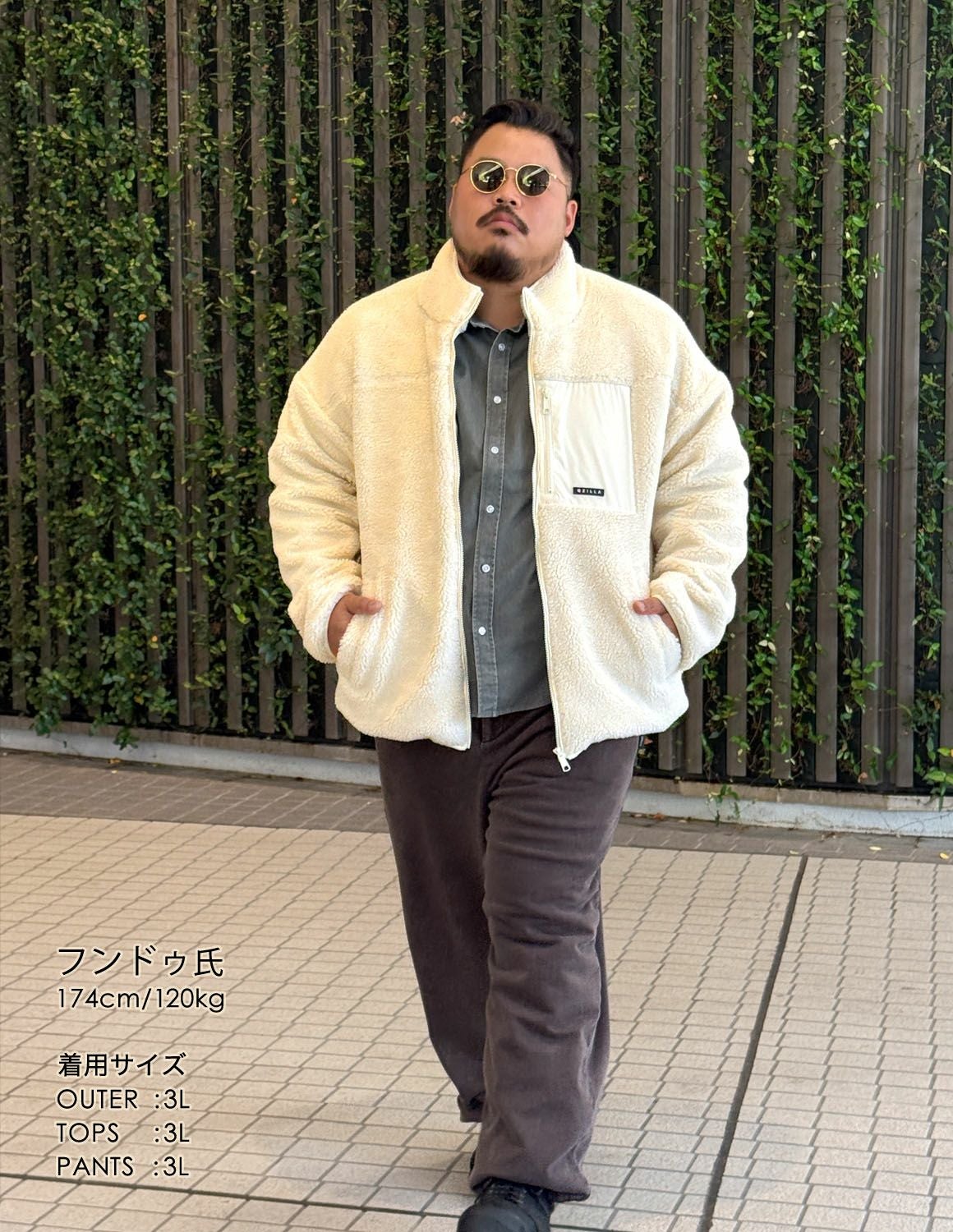 大きいサイズ メンズ】 [QZILLA] ソフトボア 異素材ポケット ラバー