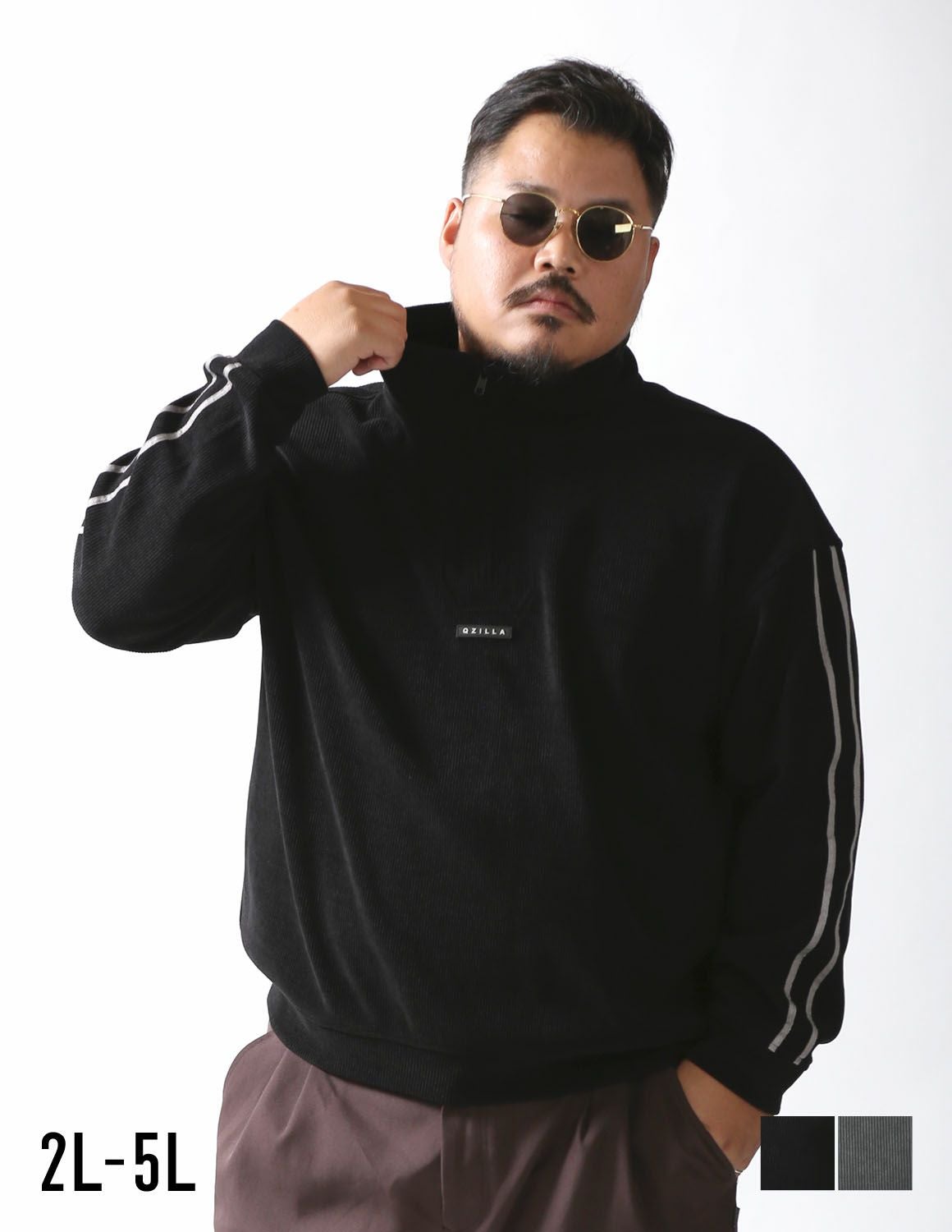 大きいサイズ メンズ】QZILLA 感鯨 