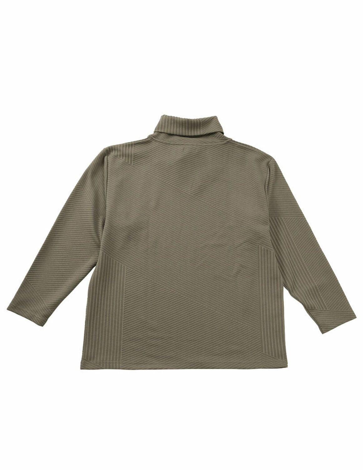 大きいサイズ メンズ】TETE HOMME(テットオム) バイアスパネル柄