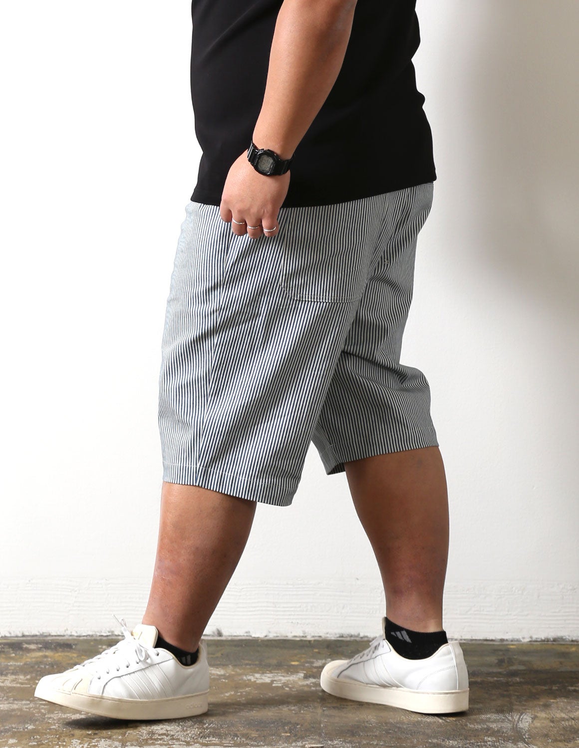 EVISU ヒッコリーストライプ ハーフパンツ LOT 2001 大黒32インチ EVISU ヒッコリーストライプ ハーフパンツ LOT 2001 大黒32インチ 楽天