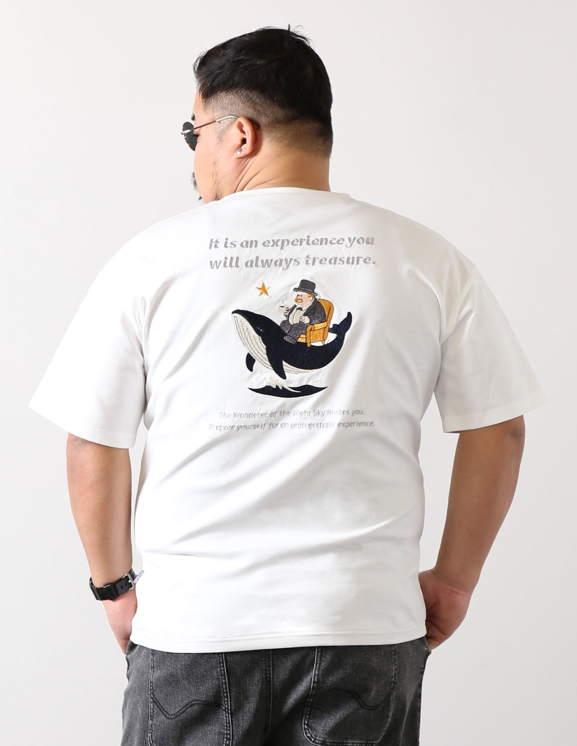 大きいサイズ メンズ】QZILLA 感鯨Tシャツ2.5 S-line Wanderer